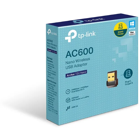 Adaptador inalámbrico wifi usb de banda dual AC600